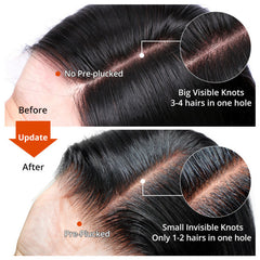 13x6 HD Frontal 15A Human Hair Wigs